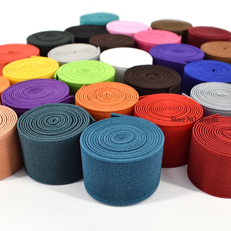 30MM-High-Quality-Rubber-Bands-Colour-Elastic-Tape-Double-Sided-Thickening-Elastic-Belt-For-Clothing-Sewing-1