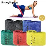 Resistance Bands Set 5 Colors Yoga Fitness Rubber For Training Thigh Hip Resistance Loop Fitness Elasticas Bands Gym Workout